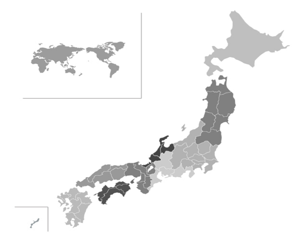 日本地図